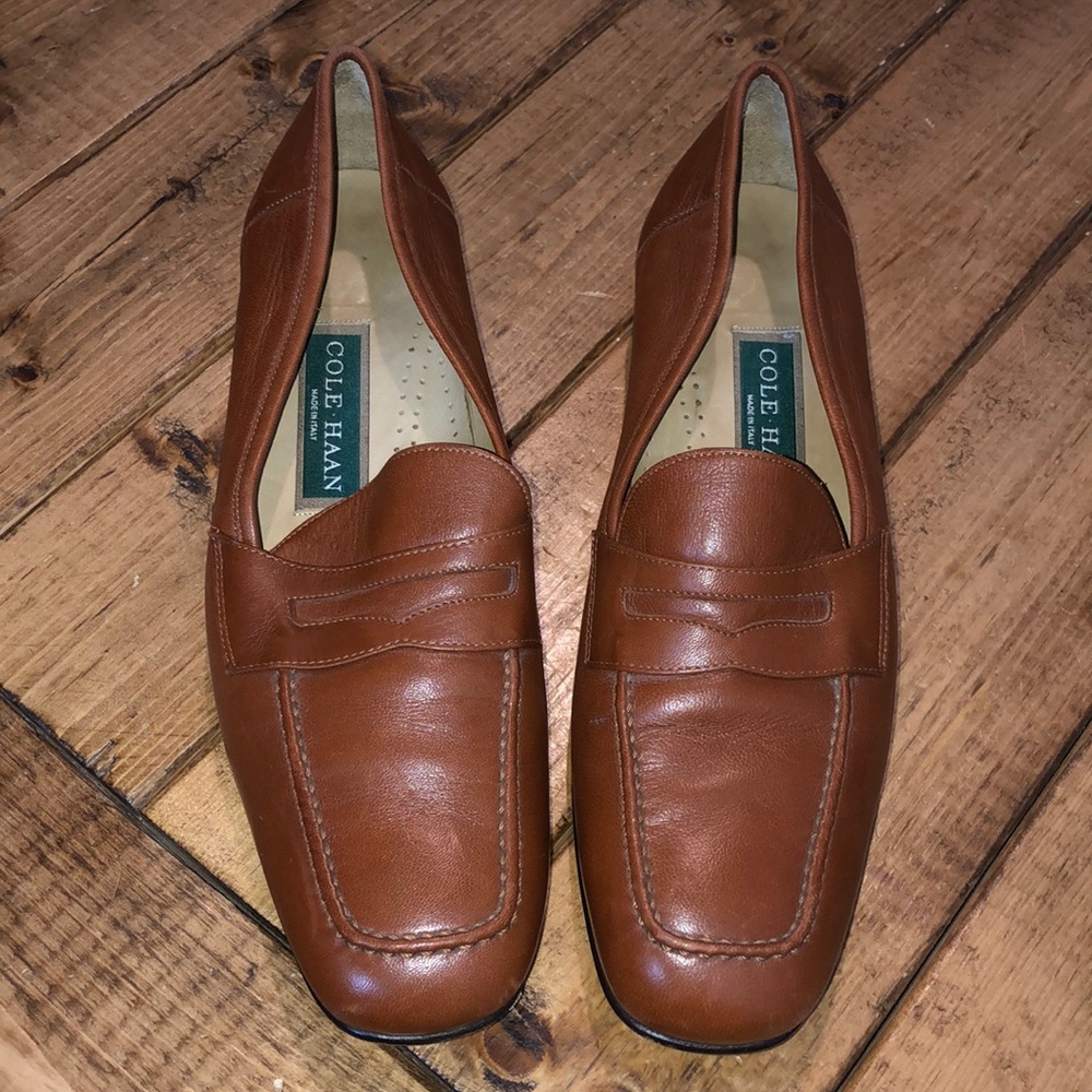 Cole Haan Vintage Brown Leather Penny Loafer 8.5